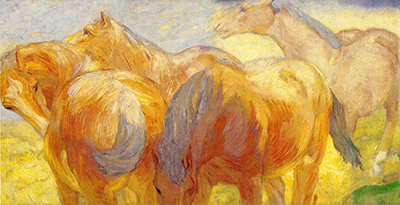 Große Lenggries-Pferde Franz Marc